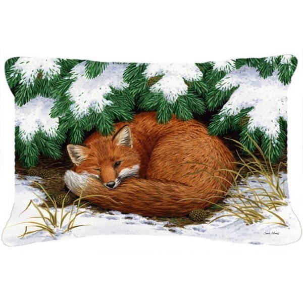 Naptime Fox Fabric Decorative Pillow, Carolines Treasures, Mfr#: CA78439